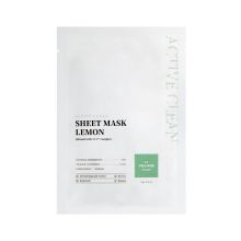 Village 11 Factory - *Active Clean* - Máscara Facial Hidratante e Iluminadora Sheet Mask Lemon