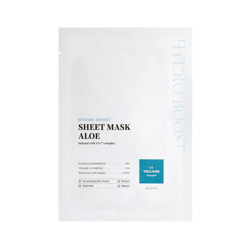 Village 11 Factory - *Hydro Boost* - Máscara facial de tecido refrescante com aloe vera