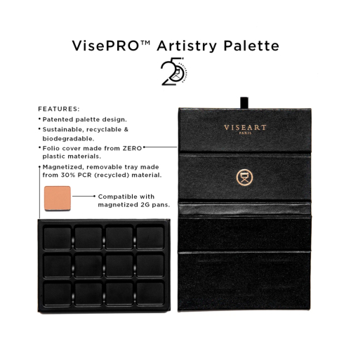 Viseart - Slim Pro VisePRO Paleta de sombras - VISE01: Neutral Mattes 25e Anniversary