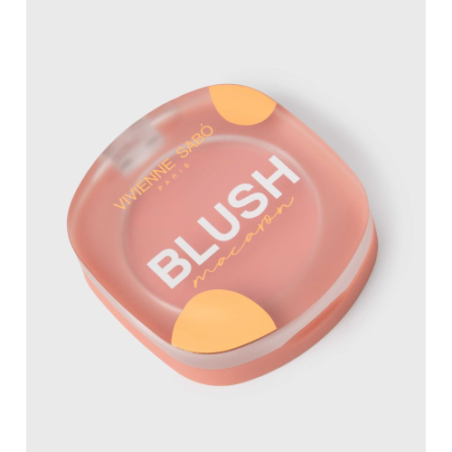 Vivienne Sabó - Blush em Pó Matte Macaron - 01: Peach