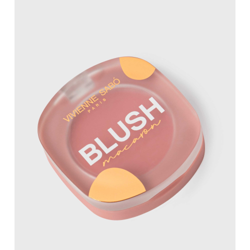 Vivienne Sabó - Blush em Pó Matte Macaron - 03: Soft Pink