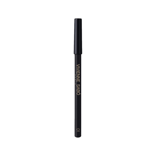 Vivienne Sabó - Lápis de olhos Merci - 01: Black Matte