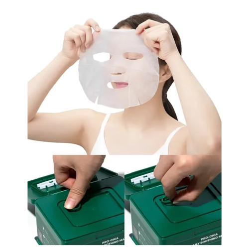 VT Cosmetics - Cica Daily Soothing Máscara Facial Pack - 30 unidades