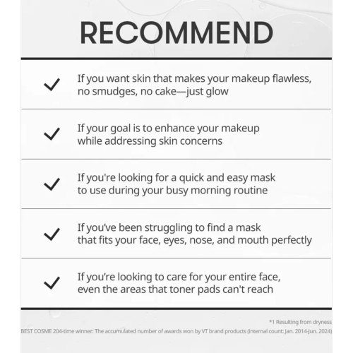 VT Cosmetics - Máscara Primer de Maquiagem 31 Skinpack Retinol - 100 unidades