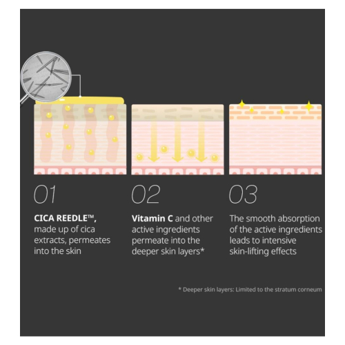 VT Cosmetics - Máscaras faciais Reedle Shot Vita-Light - 30ea