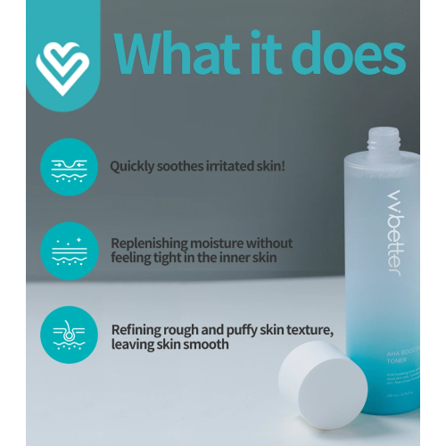 vvbetter - Tônico AHA Boosting Toner