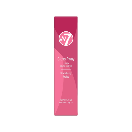 W7 - Bálsamo labial Gloss Away - Fraise de morango