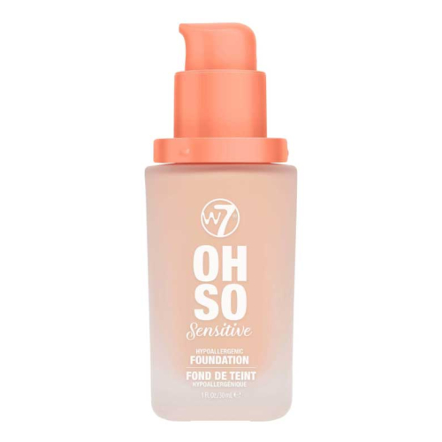 W7 - *Oh So Sensitive* - Base hipoalergênica - Natural Beige