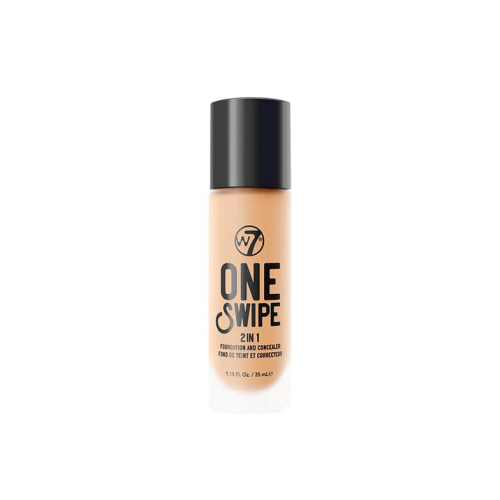 W7 - One Swipe 2 em 1 Foundation and Concealer - Early Tan