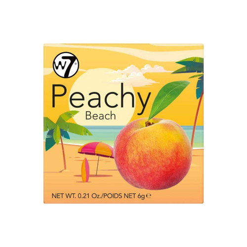 W7 - Blush em pó The Boxed Blusher - Peachy beach