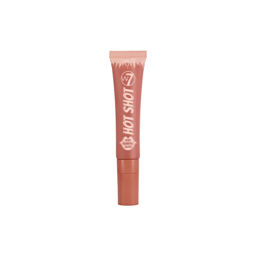 W7 Cosmetics - Brilho de lábios Hot Shot Juicy Plumping - Nude Pulse