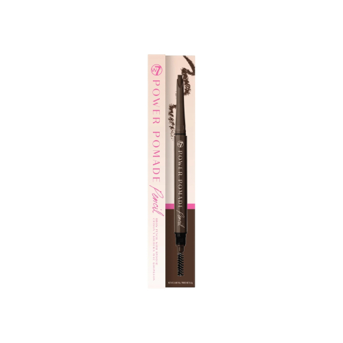 W7 Cosmetics - Lápis duplo para sobrancelhas Power Pomade - Dark Brown