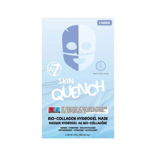 W7 Cosmetics - Máscara facial Skin Quench Bio-Collagen Hydrogel