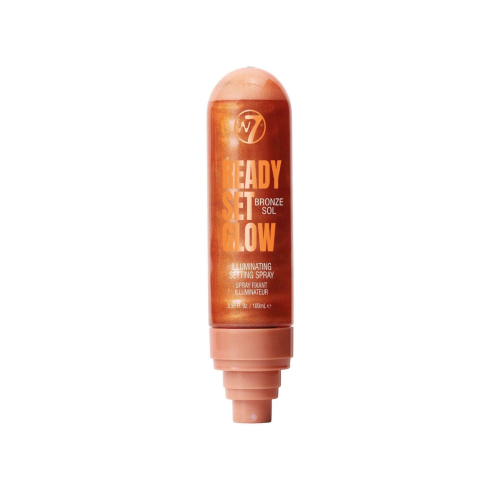 W7 Cosmetics - Spray fixador de maquilhagem Ready, Set, Glow - Bronze Sol