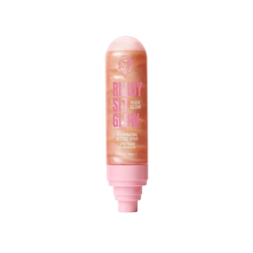W7 Cosmetics - Spray fixador de maquilhagem Ready, Set, Glow - Rose Glow