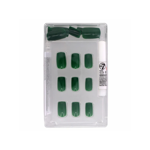 W7 Cosmetics - Unhas postiças Glamorous Nails - Emerald Energy