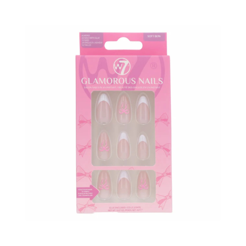 W7 Cosmetics - Unhas postiças Glamorous Nails - Soft Bow