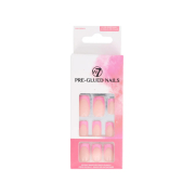 W7 Cosmetics - Unhas postiças Pre-Glued Nails - Pink French