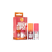W7 - Duo de Brilho Labial Juicy Lips! - Foolish + In the Clear