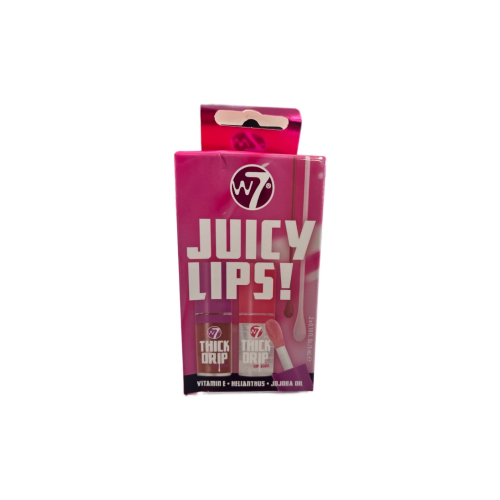 W7 - Duo de Brilho Labial Juicy Lips! - Spotlight + In the Clear