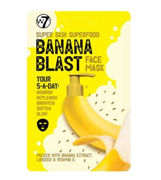 W7 - Máscara facial Super Skin Superfood - Banana Blast