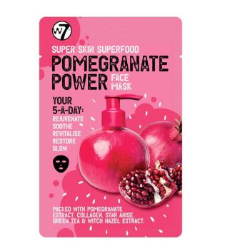 W7 - Máscara facial Super Skin Superfood - Pomegranate Power
