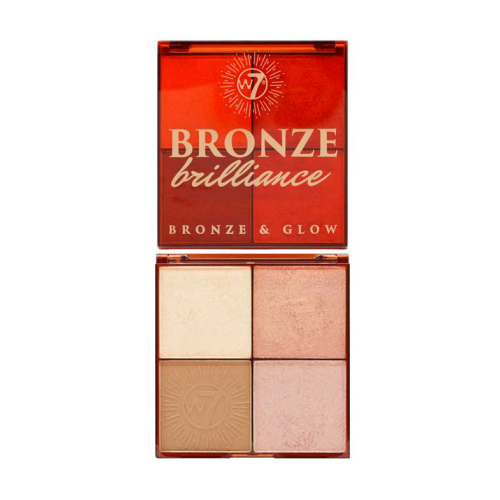 W7 - Paleta de iluminadores e bronzers Bronze Brilliance - Light/Medium