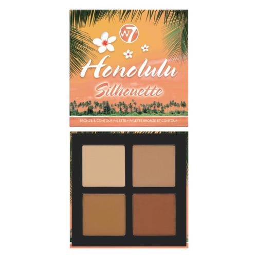 W7 - Paleta de rosto Honolulu Silhouette
