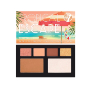 W7 - Paleta de Sombras e Rosto Tropical Escape - Claro-Médio