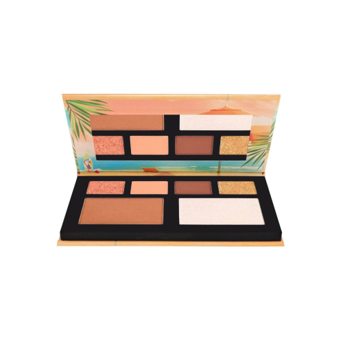 W7 - Paleta de Sombras e Rosto Tropical Escape - Claro-Médio