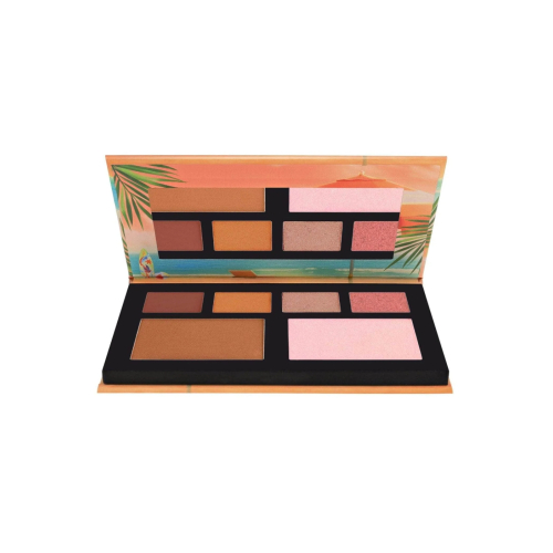 W7 - Paleta de Sombras e Rosto Tropical Escape - Medium-Deep