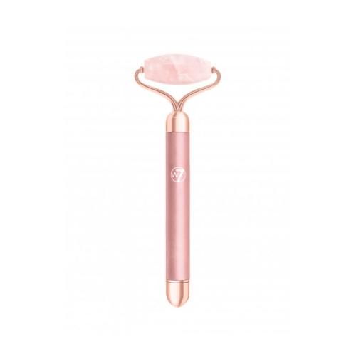 W7 - Rolo Facial Vibratório de Quartzo Rosa
