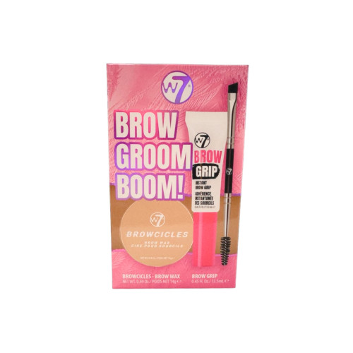 W7 - Conjunto de sobrancelhas Brow Groom Boom!
