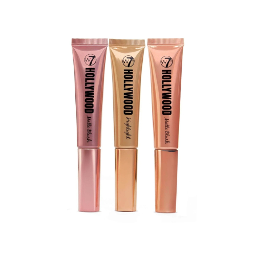 W7 - Conjunto de blush e iluminador Hollywood Blush & Glow