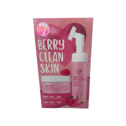 W7 - Conjunto de Limpeza Dupla Berry Clean Skin