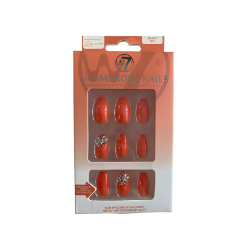 W7 - Unhas postiças Glamorous Nails - Beach Day