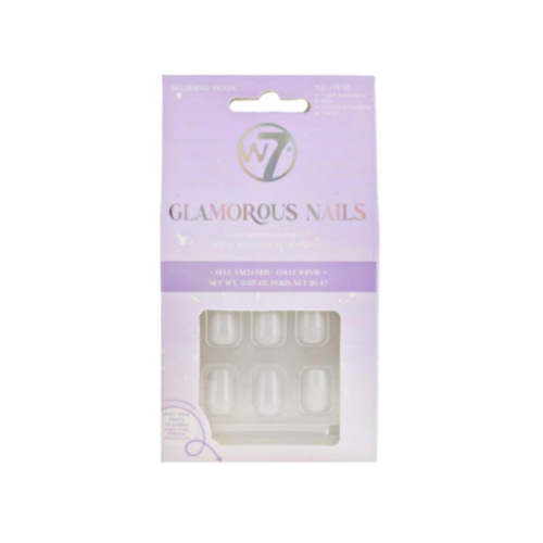 W7 - Unhas Postiças Glamorous Nails - Blushing Moon