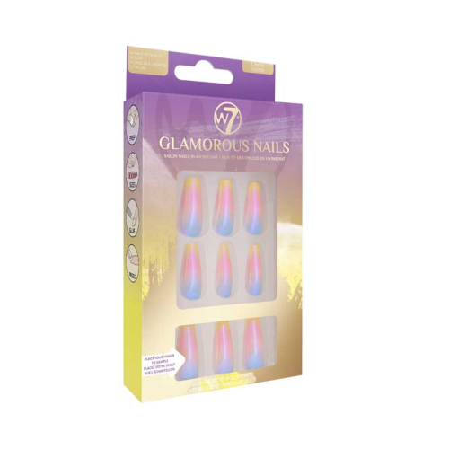 W7 - Unhas postiças Glamorous Nails - Candy Gloss