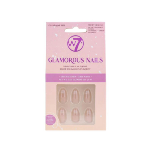 W7 - Unhas postiças Glamorous Nails - Champagne Fizz
