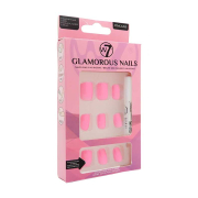 W7 - Unhas postiças Glamorous Nails - Pink Kiss