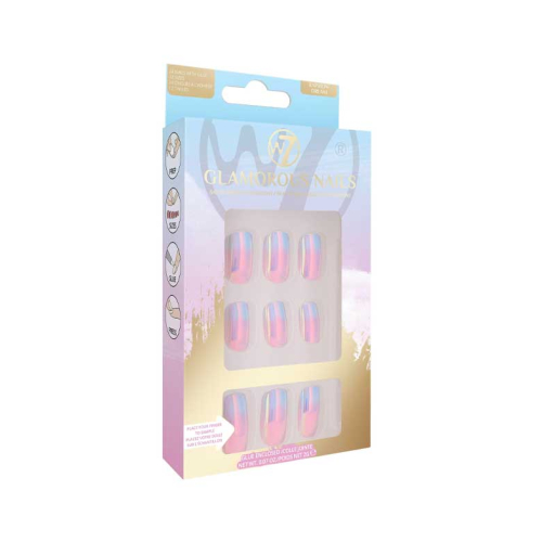 W7 - Unhas postiças Glamorous Nails - Rainbow Dream