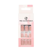 W7 - Unhas postiças Pre-Glued Nails - French Envy