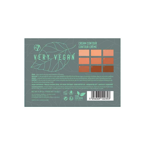 W7 - *Very Vegan* - Paleta Cream Contour