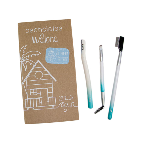 Wailoha - *Colección agua* - Conjunto de cílios e sobrancelhas Medusa