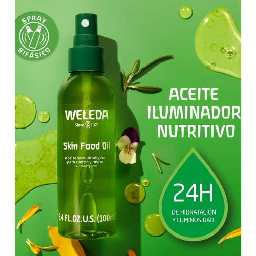 Weleda - Óleo Seco Ultraleve para Rosto e Corpo Skin Food - Pele Normal e Seca