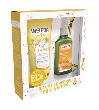 Weleda - Pacote Sea Buckthorn Oil 100 ml + Shower Energy Shower Gel 200ml