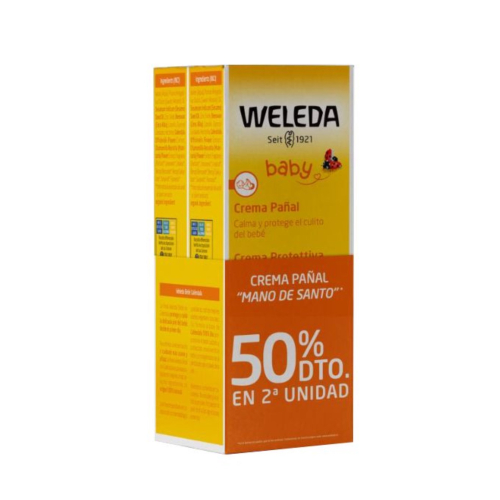 Weleda - Pack de 2 cremes para fraldas de calêndula Baby