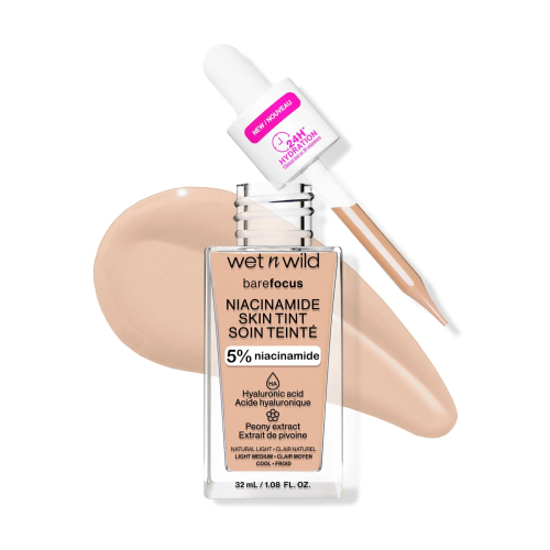 Wet N Wild - Base Bare Focus Niacinamide Skin Tint - Natural Light