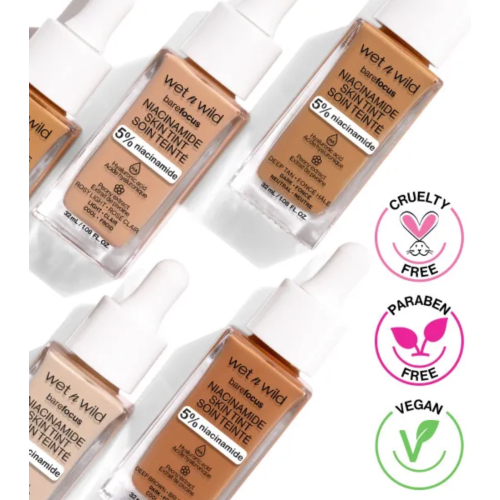 Wet N Wild - Base Bare Focus Niacinamide Skin Tint - Natural Light