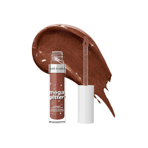 Wet n Wild - Batom líquido com brilho Mega Glitter - Hear Me Out